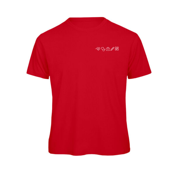 T-Shirt casual Pflegemotiv [M] "Icon"