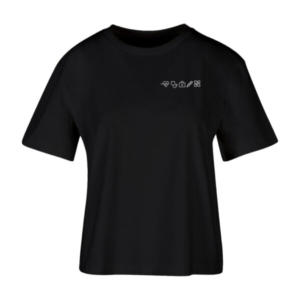 T-Shirt casual Pflegemotiv [W] "Icon"