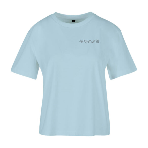 T-Shirt casual Pflegemotiv [W] "Icon"