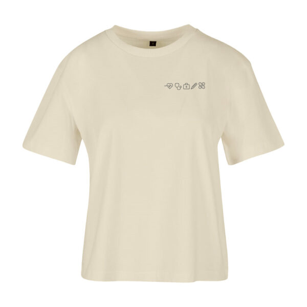 T-Shirt casual Pflegemotiv [W] "Icon"