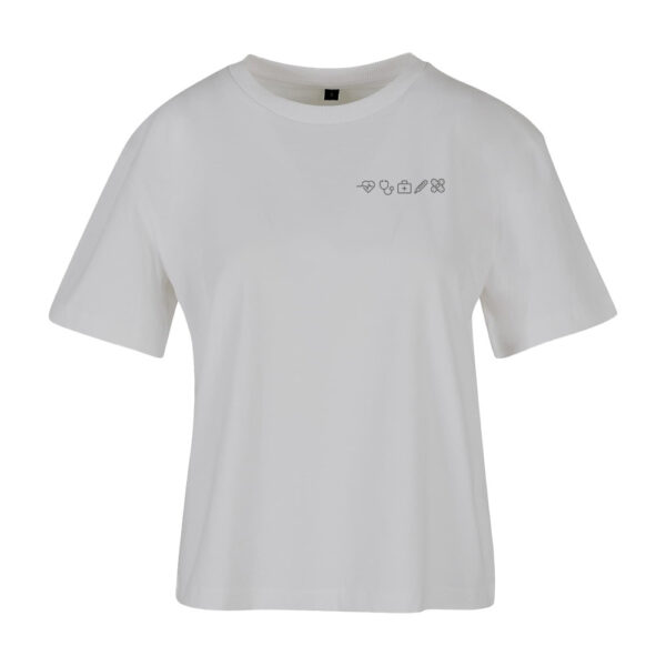 T-Shirt casual Pflegemotiv [W] "Icon"