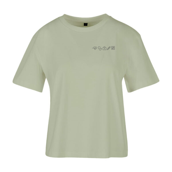 T-Shirt casual Pflegemotiv [W] "Icon"