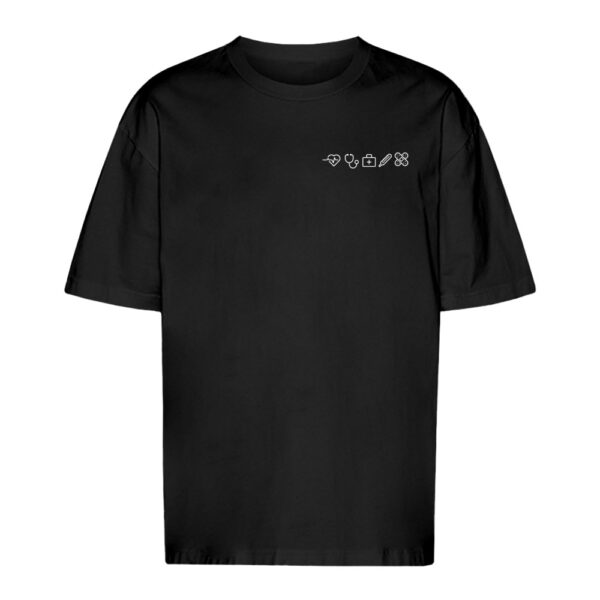 T-Shirt oversized Pflegemotiv [U] "Icon"