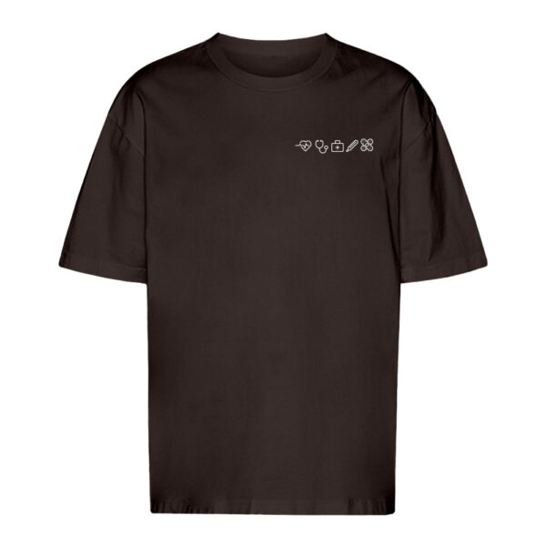 T-Shirt oversized Pflegemotiv [U] "Icon"