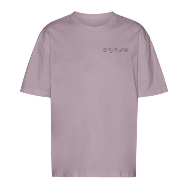 T-Shirt oversized Pflegemotiv [U] "Icon"