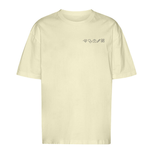 T-Shirt oversized Pflegemotiv [U] "Icon"