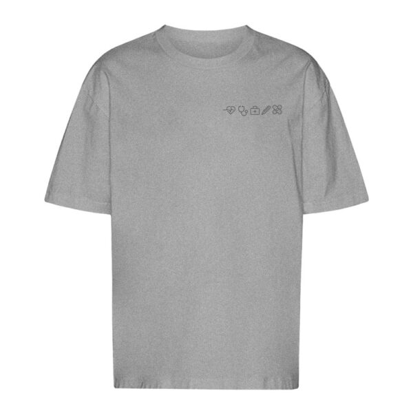 T-Shirt oversized Pflegemotiv [U] "Icon"