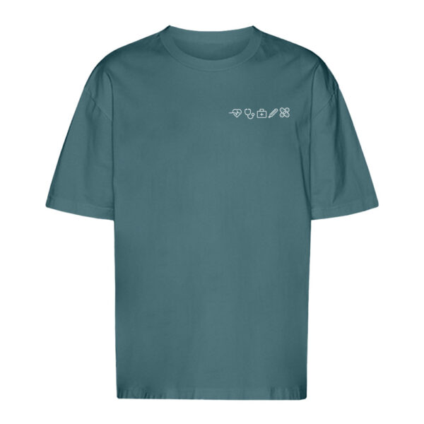 T-Shirt oversized Pflegemotiv [U] "Icon"