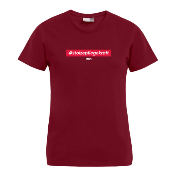 T-Shirt slim [W] #stolzepflegekraft
