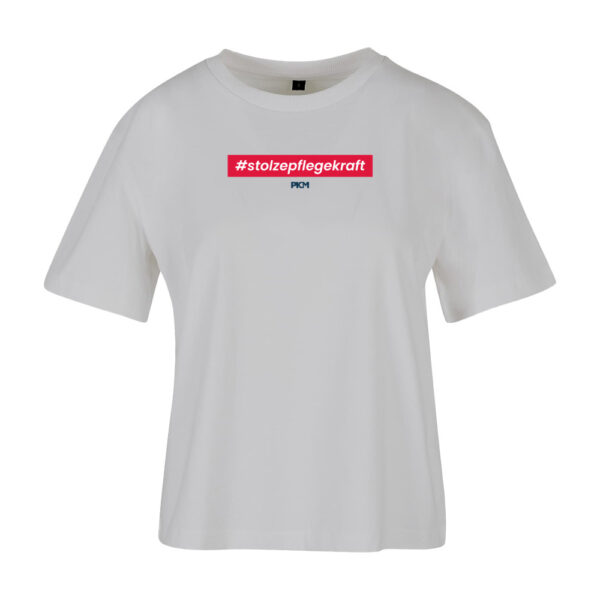 T-Shirt casual [W] #stolzepflegekraft
